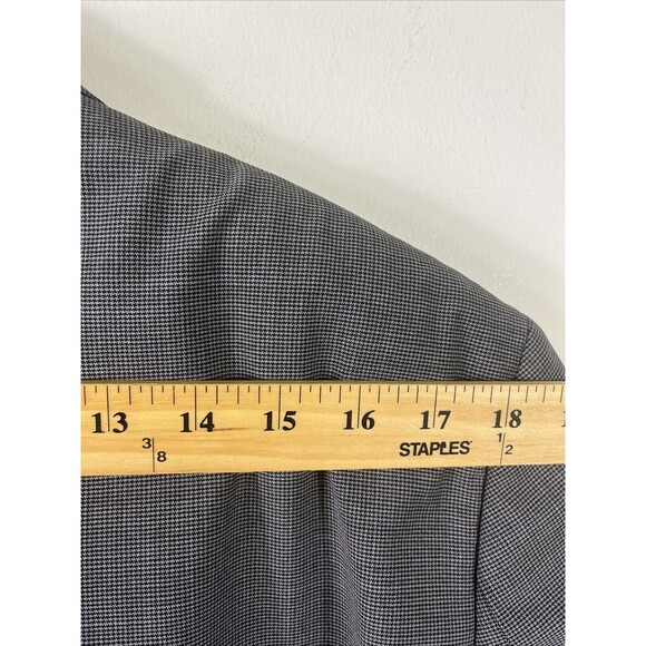Brooks Brothers Blazer 45R Explorer Madison Fit Sport Jacket Gray Houndstooth - Picture 11 of 11